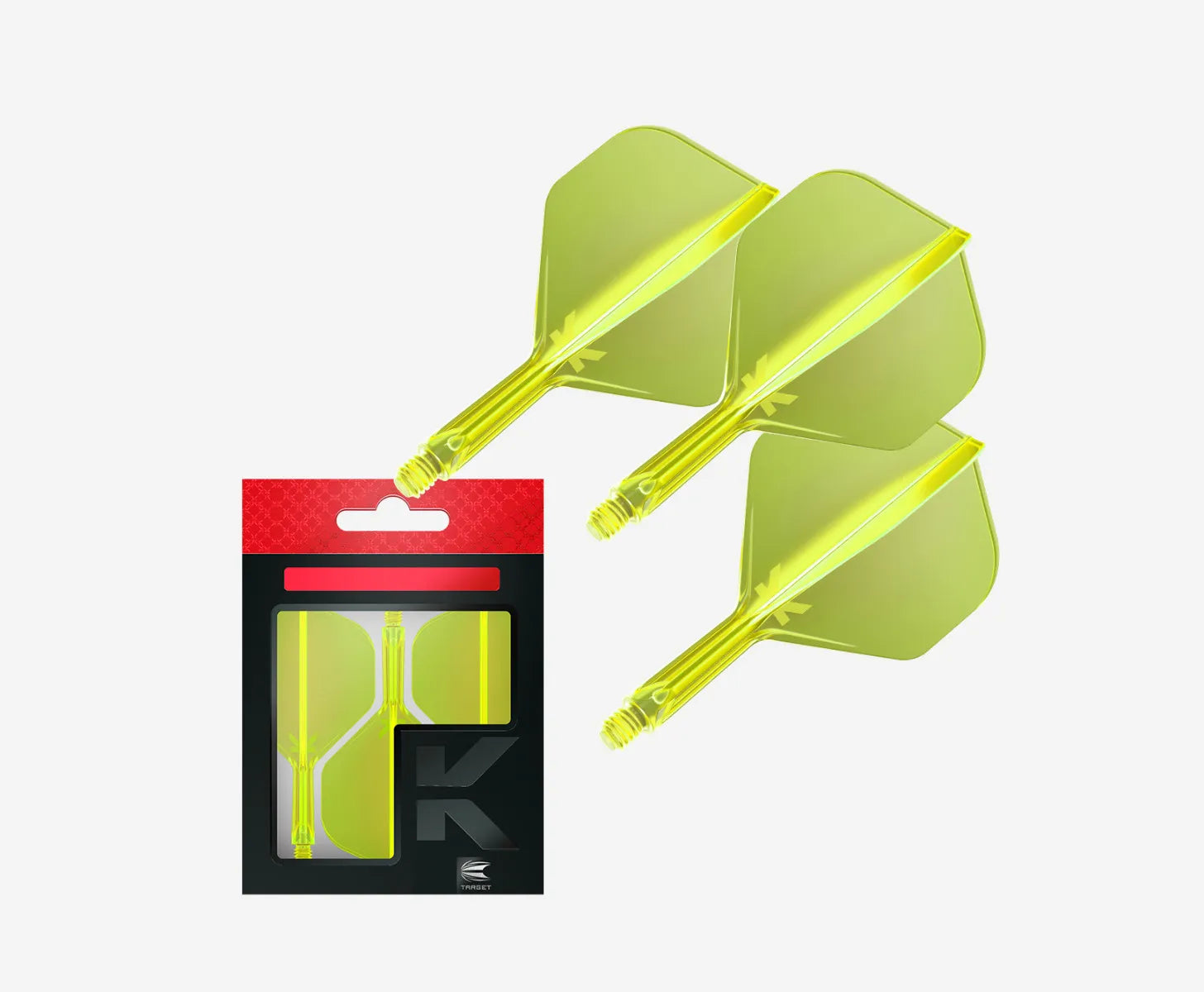 TARGET - K-FLEX - NO2 - NEON SÁRGA - DARTS TOLL/SZÁR