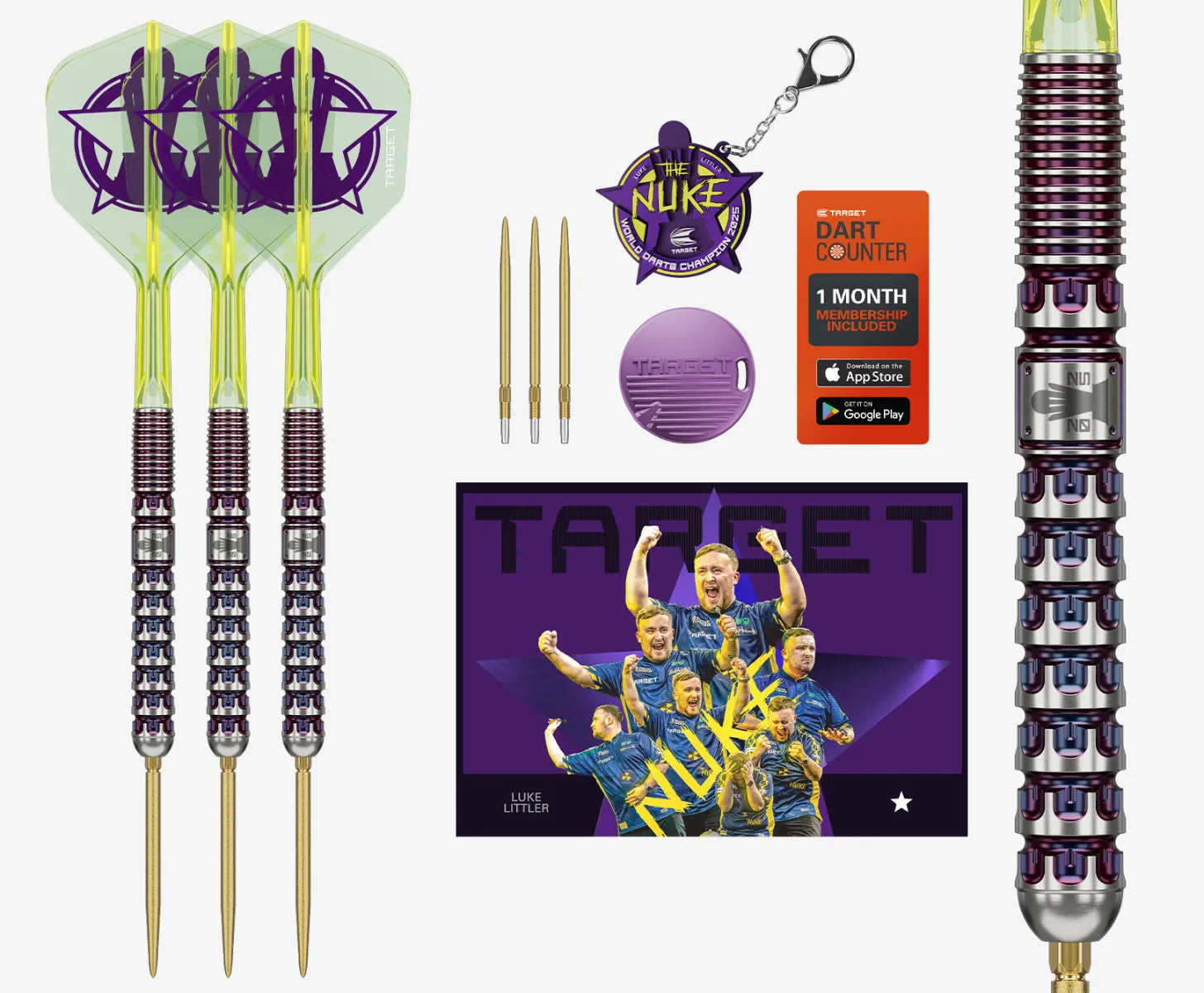 Target - Luke Littler World Champion 2025 Edition - Steel Darts Szett - Direct Darts - 1