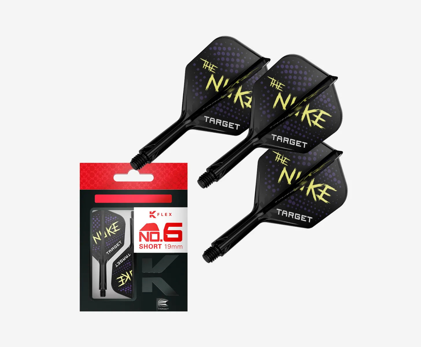 TARGET - K-FLEX - LUKE "THE NUKE" LITTLER - FEKETE - NO6 - DARTS TOLL/SZÁR