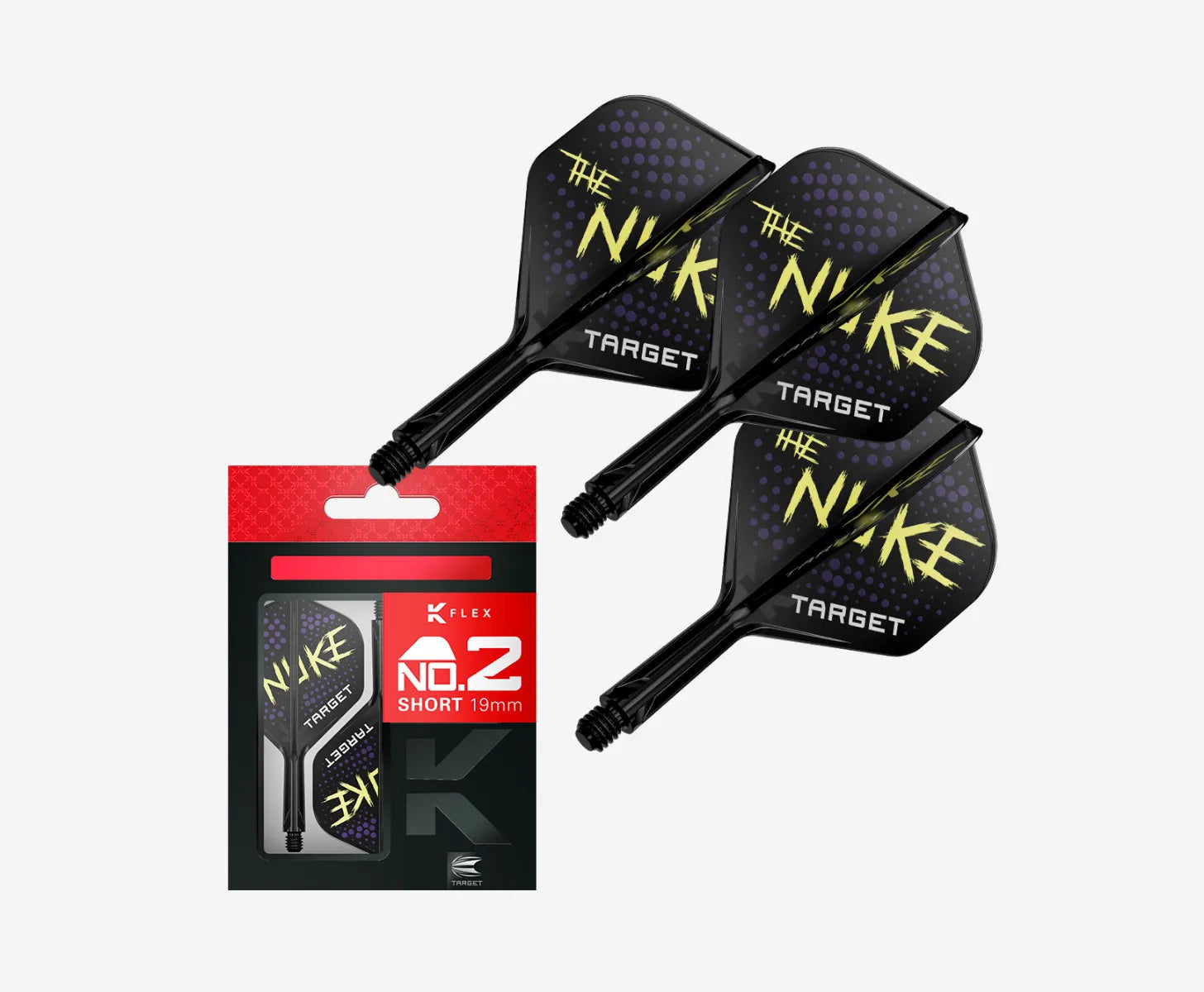 TARGET - K-FLEX - LUKE "THE NUKE" LITTLER - FEKETE - NO2 - DARTS TOLL/SZÁR