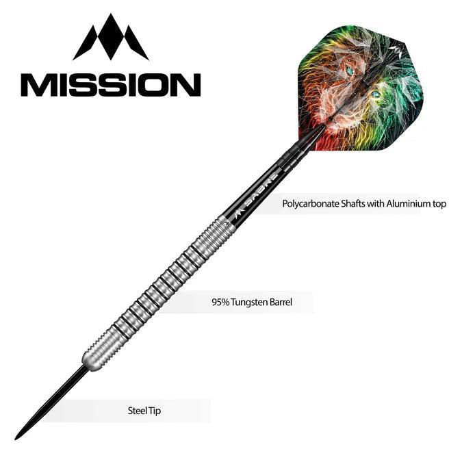 Mission - Dominik Grüllich - 95% - Szteel Darts Szett - Direct Darts - 4