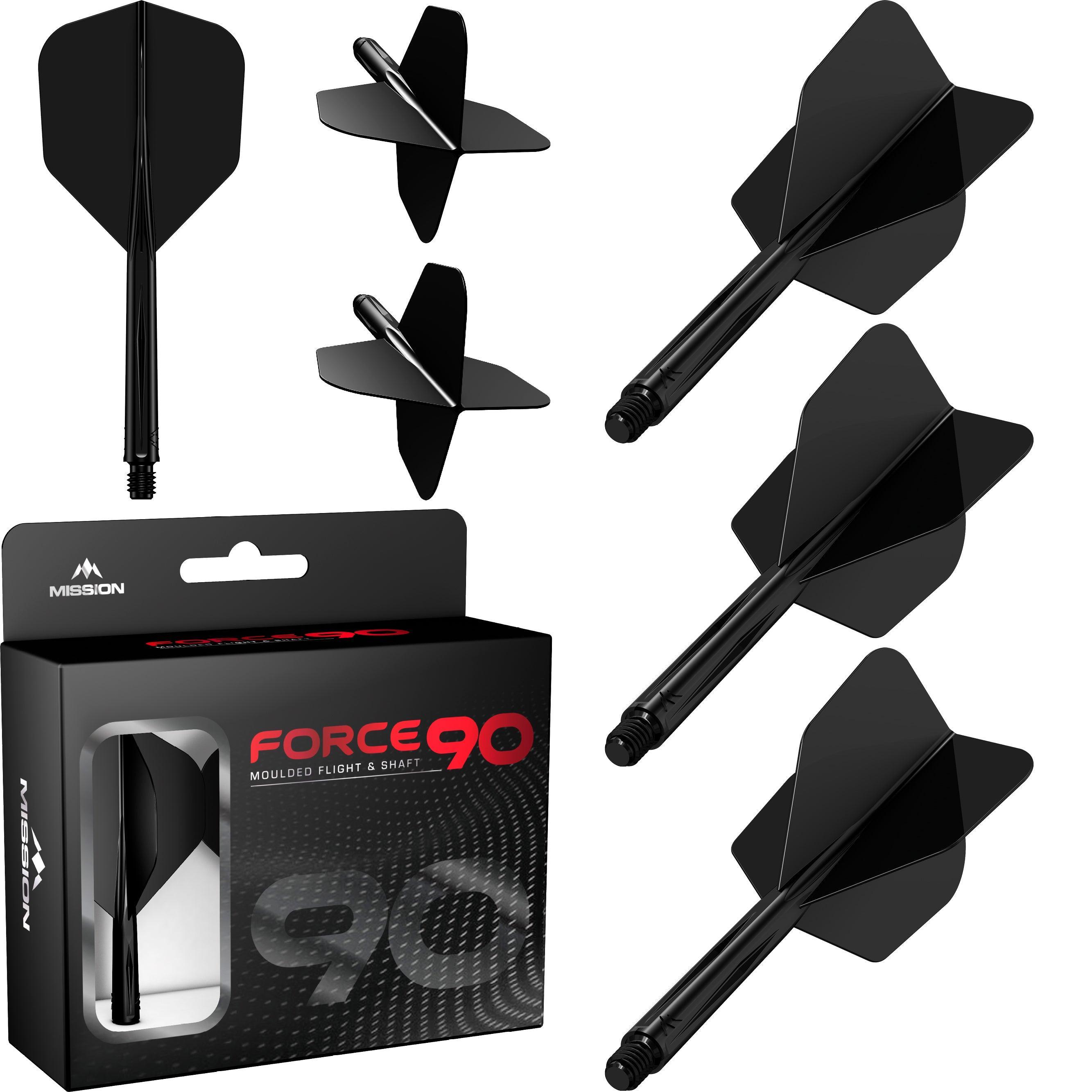 Mission - Force 90 Fekete - No6 - Darts Toll/Szár - Direct Darts - 3