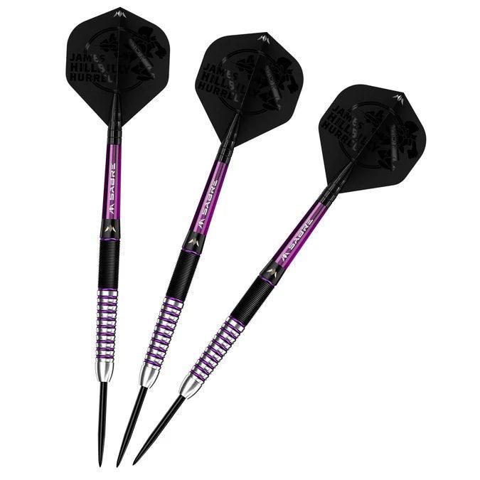 Mission - James Hurrell - Hillbilly - Fekete & Lila - 90% - Szteel Darts Szett - Direct Darts - 2