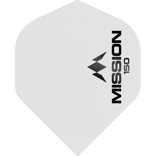 Mission - Logo 150 - Fehér - No2 - 150 Mikron - Darts Toll - Direct Darts - 1