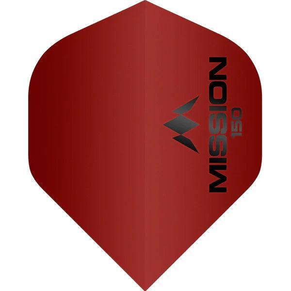 Mission - Logo 150 - Piros - No2 - 150 Mikron - Darts Toll - Direct Darts - 1