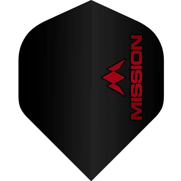 Mission - Logo - Piros - No2 - 100 Mikron - Darts Toll - Direct Darts - 1