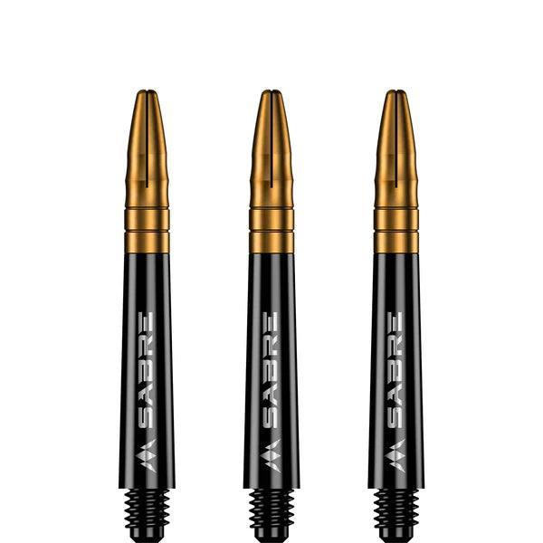 Mission - Sabre - Polikarbonát - Fekete - Arany Top - Darts Szár - Direct Darts - 3