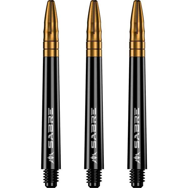 Mission - Sabre - Polikarbonát - Fekete - Arany Top - Darts Szár - Direct Darts - 5