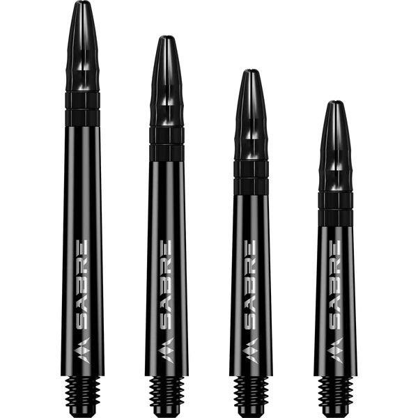 Mission - Sabre - Polikarbonát - Fekete - Fekete Top - Darts Szár - Direct Darts - 1