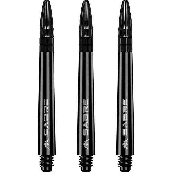 Mission - Sabre - Polikarbonát - Fekete - Fekete Top - Darts Szár - Direct Darts - 5