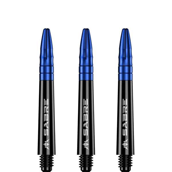 Mission - Sabre - Polikarbonát - Fekete - Kék Top - Darts Szár - Direct Darts - 3