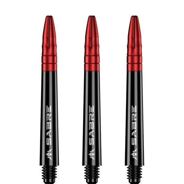 Mission - Sabre - Polikarbonát - Fekete - Piros Top - Darts Szár - Direct Darts - 4