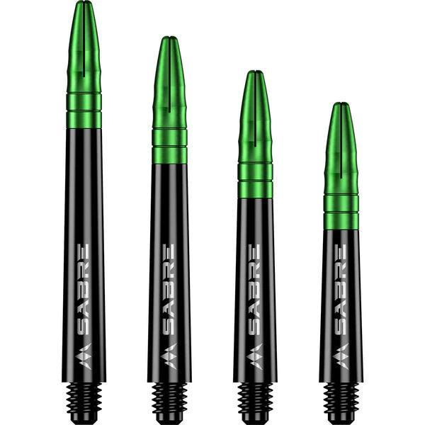 Mission - Sabre - Polikarbonát - Fekete - Zöld Top - Darts Szár - Direct Darts - 1