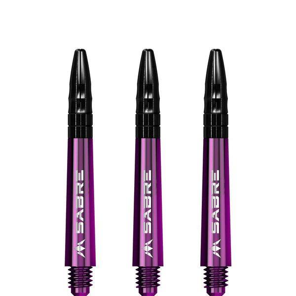 Mission - Sabre - Polikarbonát - Lila - Fekete Top - Darts Szár - Direct Darts - 3