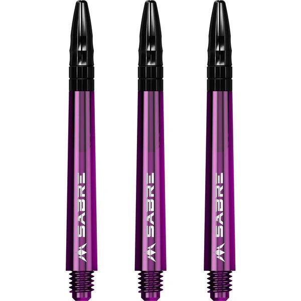 Mission - Sabre - Polikarbonát - Lila - Fekete Top - Darts Szár - Direct Darts - 5