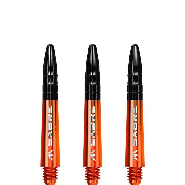 Mission - Sabre - Polikarbonát - Narancssárga - Fekete Top - Darts Szár - Direct Darts - 2