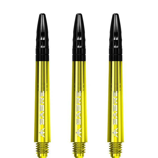 Mission - Sabre - Polikarbonát - Sárga - Fekete Top - Darts Szár - Direct Darts - 4
