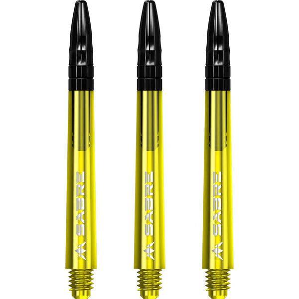 Mission - Sabre - Polikarbonát - Sárga - Fekete Top - Darts Szár - Direct Darts - 5