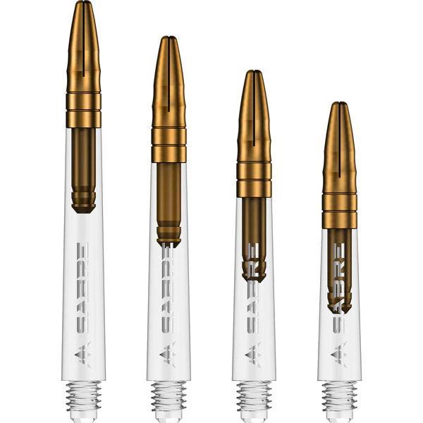Mission - Sabre - Polikarbonát - Víztiszta - Arany Top - Darts Szár - Direct Darts - 1