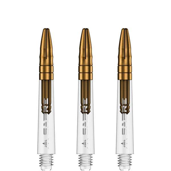 Mission - Sabre - Polikarbonát - Víztiszta - Arany Top - Darts Szár - Direct Darts - 3