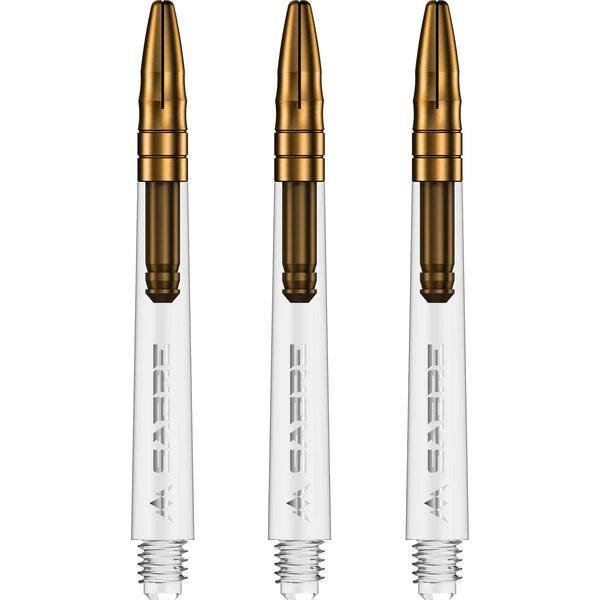 Mission - Sabre - Polikarbonát - Víztiszta - Arany Top - Darts Szár - Direct Darts - 5