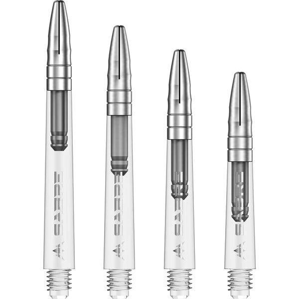 Mission - Sabre - Polikarbonát - Víztiszta - Ezüst Top - Darts Szár - Direct Darts - 1