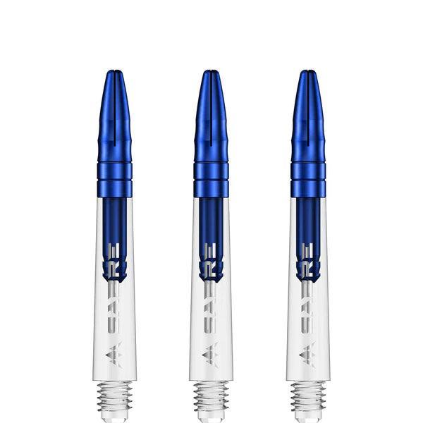 Mission - Sabre - Polikarbonát - Víztiszta - Kék Top - Darts Szár - Direct Darts - 3