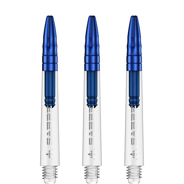 Mission - Sabre - Polikarbonát - Víztiszta - Kék Top - Darts Szár - Direct Darts - 4