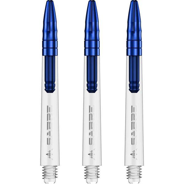 Mission - Sabre - Polikarbonát - Víztiszta - Kék Top - Darts Szár - Direct Darts - 5