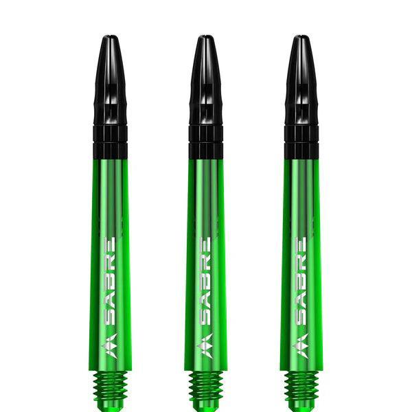 Mission - Sabre - Polikarbonát - Zöld - Fekete Top - Darts Szár - Direct Darts - 4