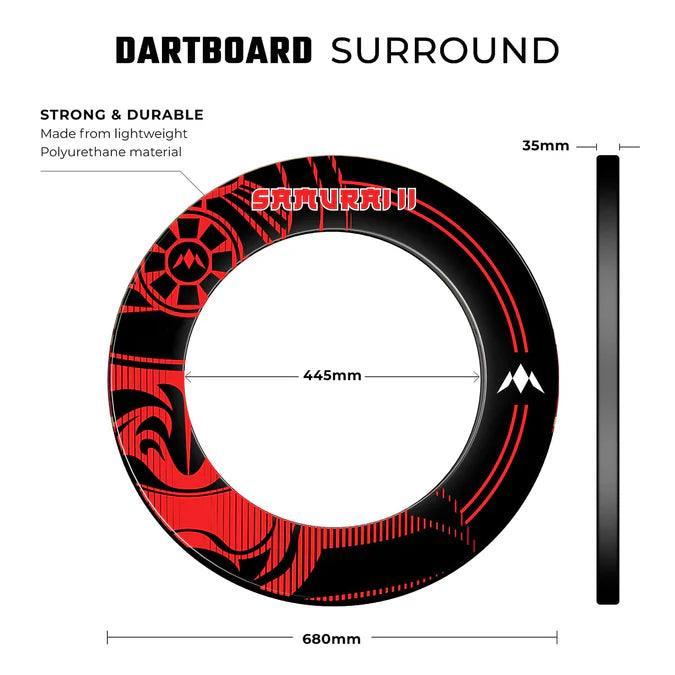 Mission - Samurai Ii Piros - Darts Falvédő - Direct Darts - 5