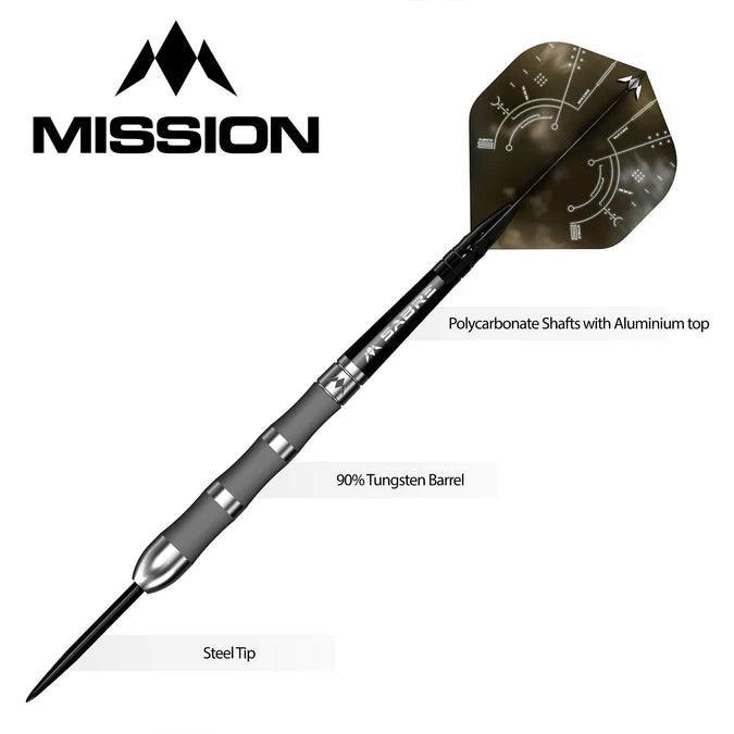 Mission - Saturn - Fenrir - 90% - Szteel Darts Szett - Direct Darts - 4
