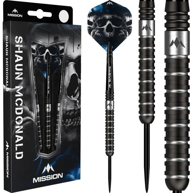 Mission - Shaun Mcdonald Fekete Pvd - 95% - Szteel Darts Szett - Direct Darts - 4