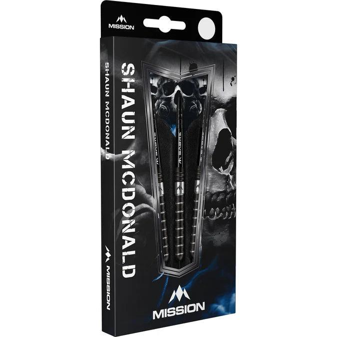 Mission - Shaun Mcdonald Fekete Pvd - 95% - Szteel Darts Szett - Direct Darts - 5