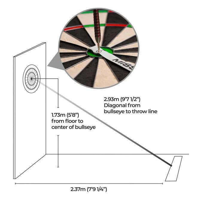 Mission - Tábla És Dobóvonal Beállítő Szalag - Direct Darts - 3