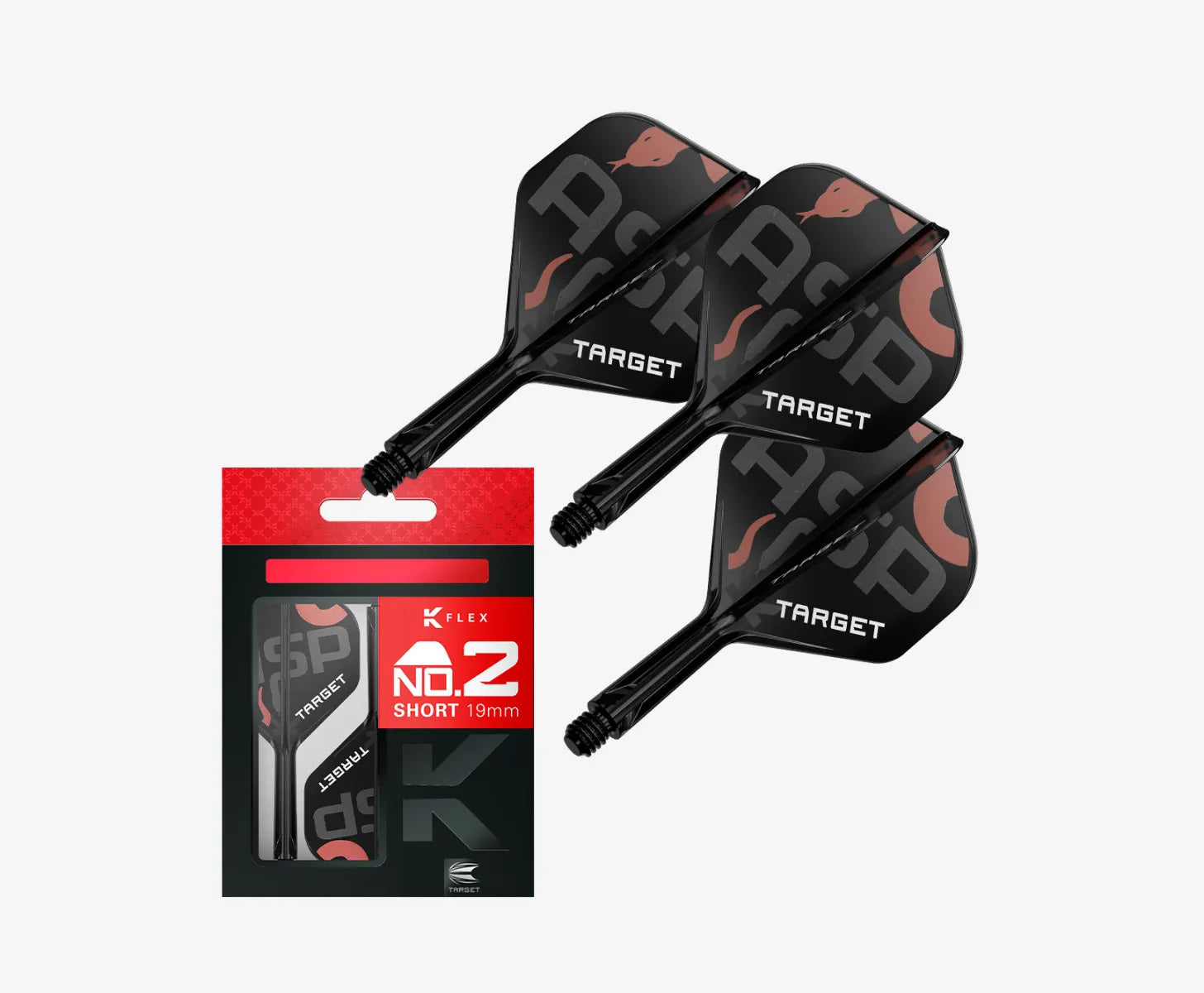 Target K Flex Nathan Aspinall No2 Darts Toll Szar - Direct Darts - 1