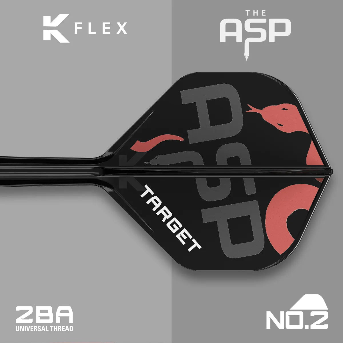Target K Flex Nathan Aspinall No2 Darts Toll Szar - Direct Darts - 2