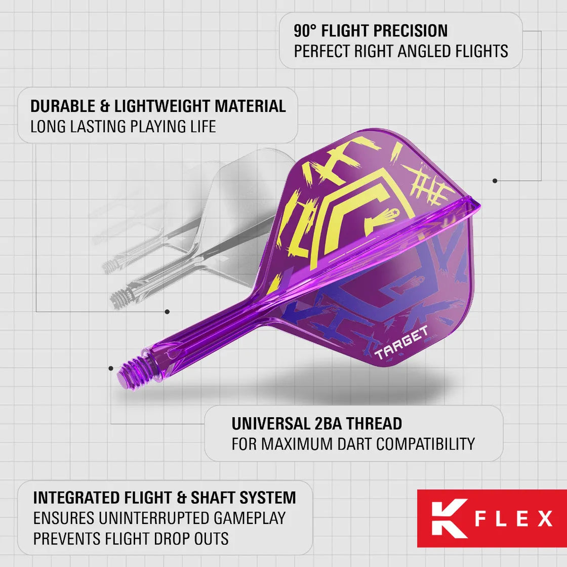 Target - K-Flex Luke Littler World Champion Edition - No6 - Darts Toll/Szár - Direct Darts - 3