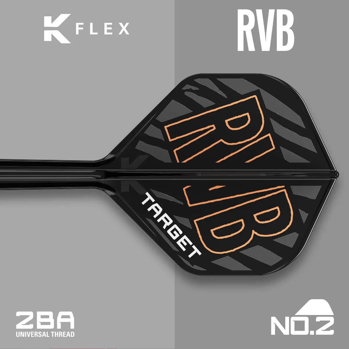 Target K Flex Raymond Van Barneveld No2 Darts Toll Szar - Direct Darts - 2