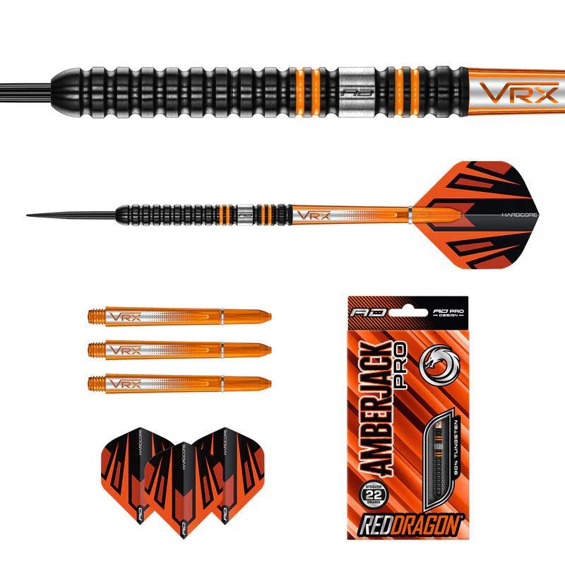Red Dragon - Amberjack Pro V1 - 90% - Steel Darts Szett - Direct Darts - 6