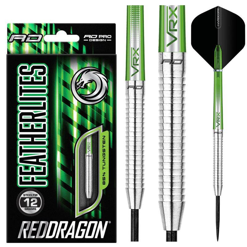 Red Dragon - Featherlite V2 - 85% - Steel Darts Szett - Direct Darts - 2