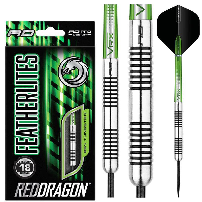 Red Dragon - Featherlite V7 - 85% - Steel Darts Szett - Direct Darts - 2