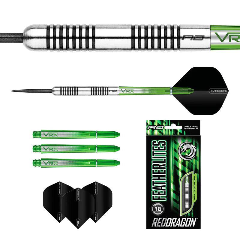 Red Dragon - Featherlite V7 - 85% - Steel Darts Szett - Direct Darts - 5