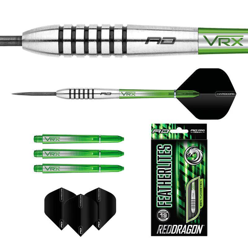 Red Dragon - Featherlite V9 - 85% - Steel Darts Szett - Direct Darts - 5