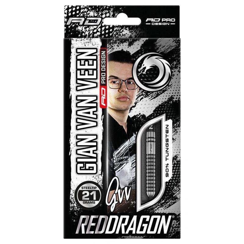Red Dragon - Gian Van Veen - 90% - Steel Darts Szett - Direct Darts - 4