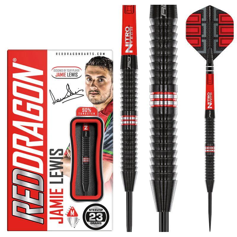 Red Dragon - Jamie Lewis Se - 90% - Steel Darts Szett - Direct Darts - 2
