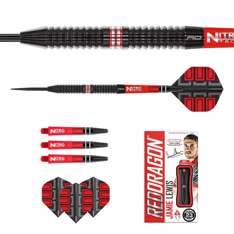 Red Dragon - Jamie Lewis Se - 90% - Steel Darts Szett - Direct Darts - 5