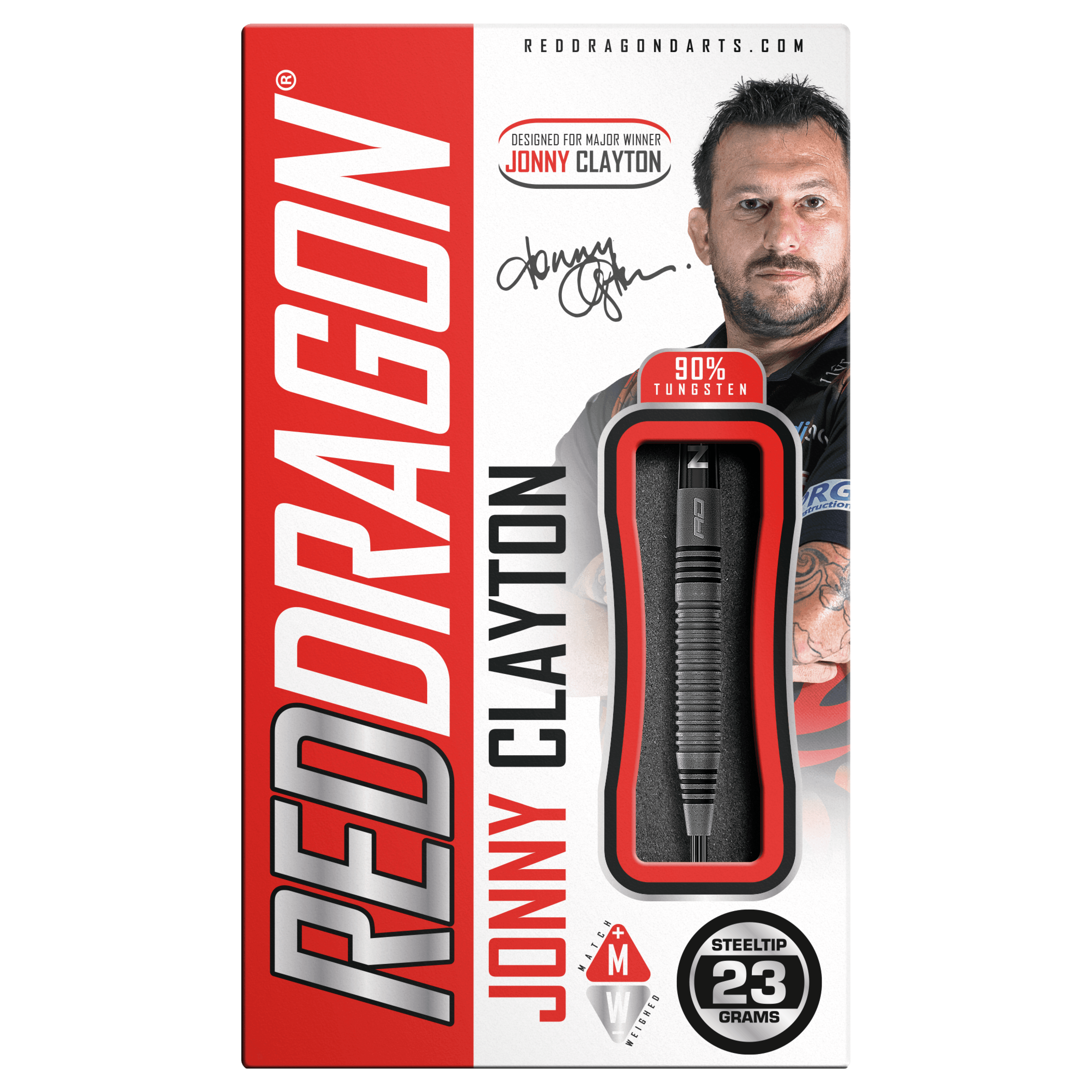 Red Dragon - Jonny Clayton Oxide Edition 90% - Steel Darts Szett - Direct Darts - 4
