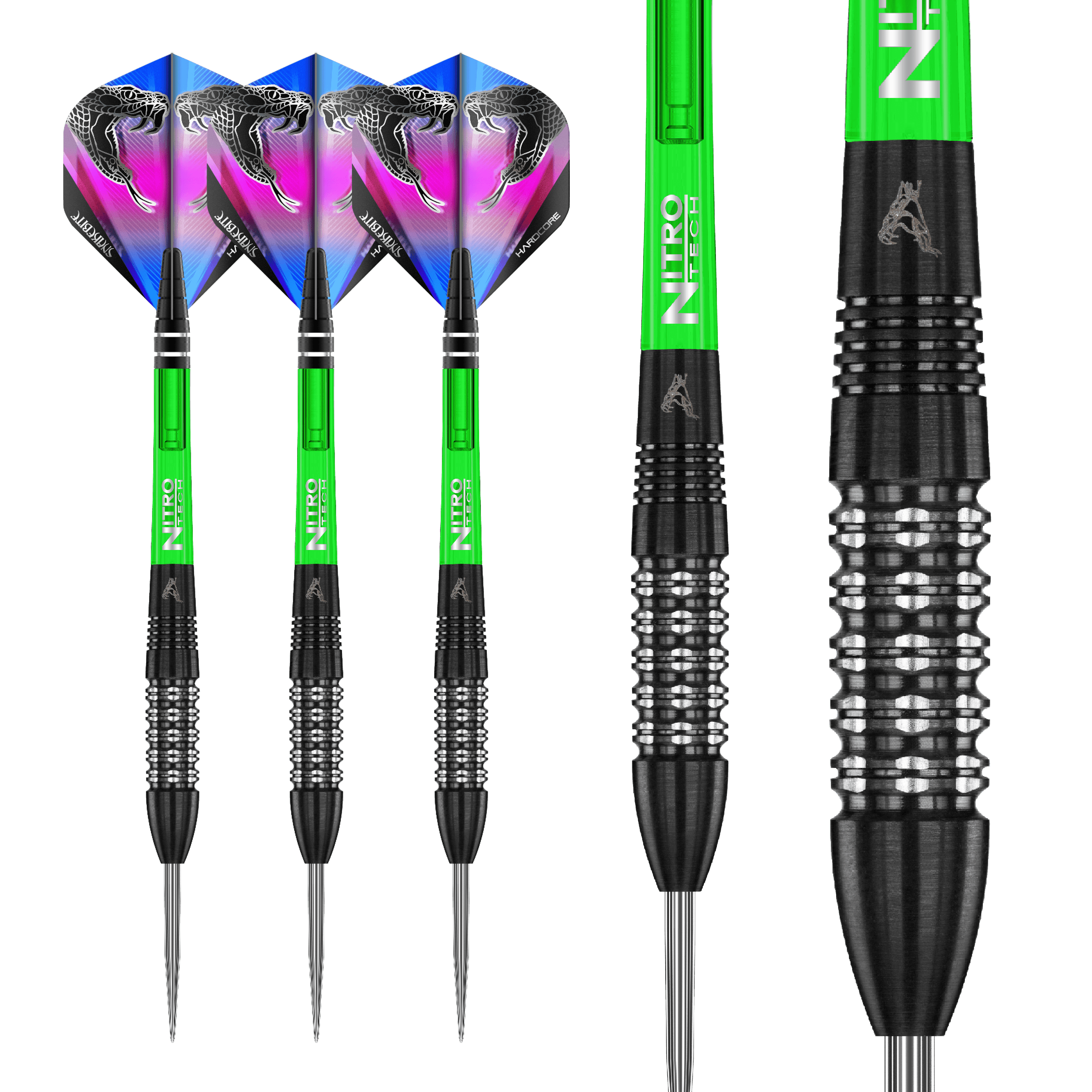 Red Dragon - Peter Wright Black Strike 90% - Steel Darts Szett - Direct Darts - 7