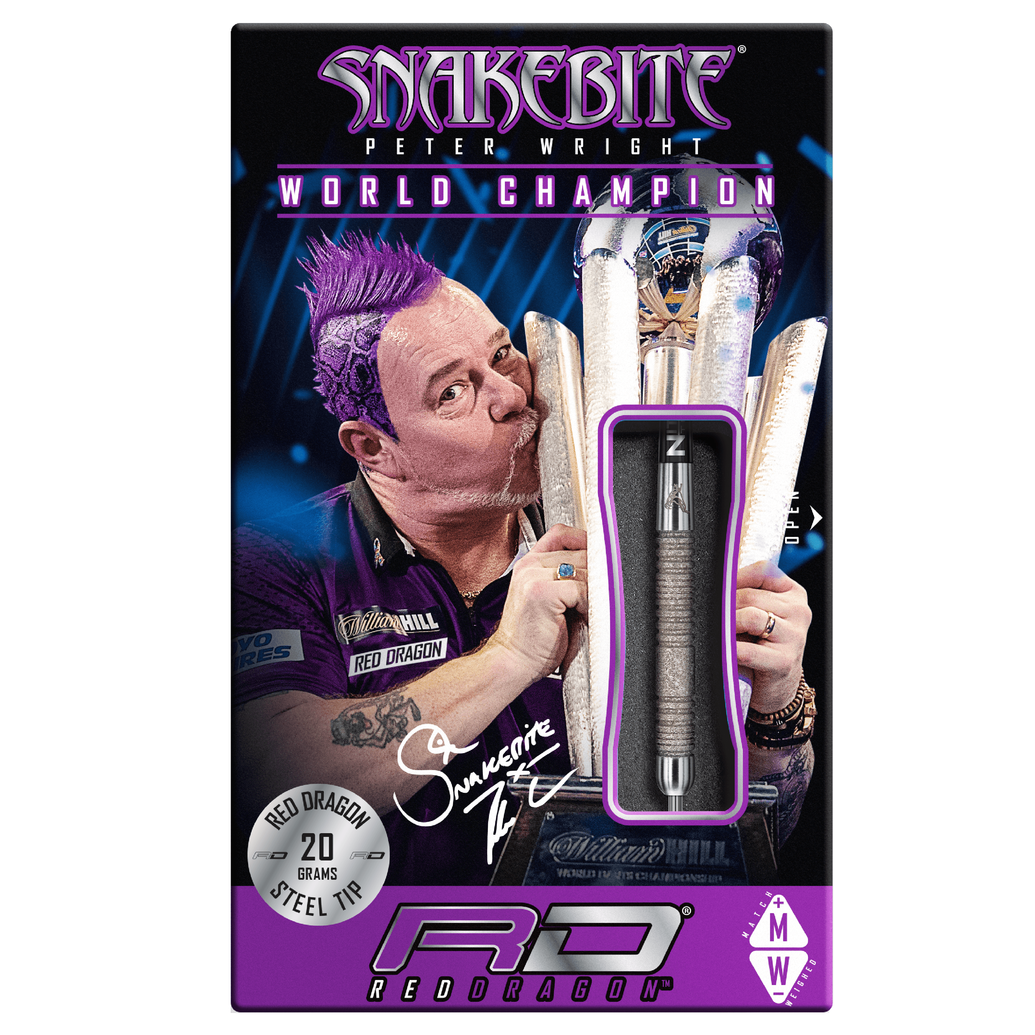 Red Dragon - Peter Wright Euro 11 Element 90% - Steel Darts Szett - Direct Darts - 4